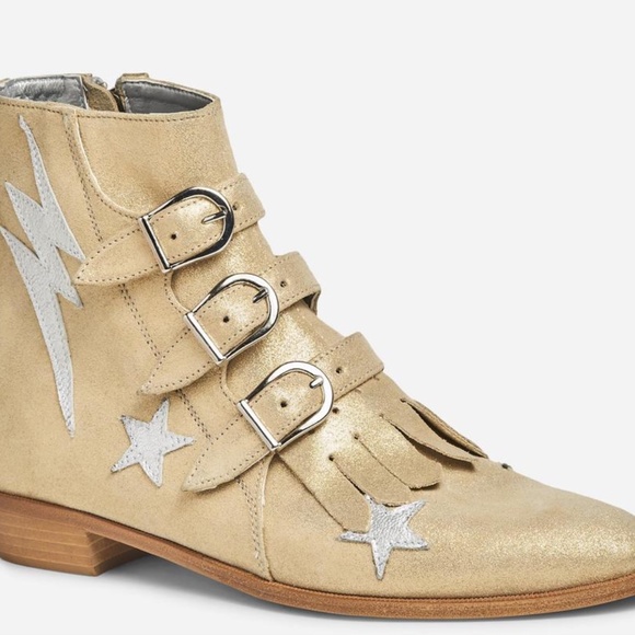 Modern Vice Shoes - Metallic Sparkle Jett Bolt Size 36 (6)
